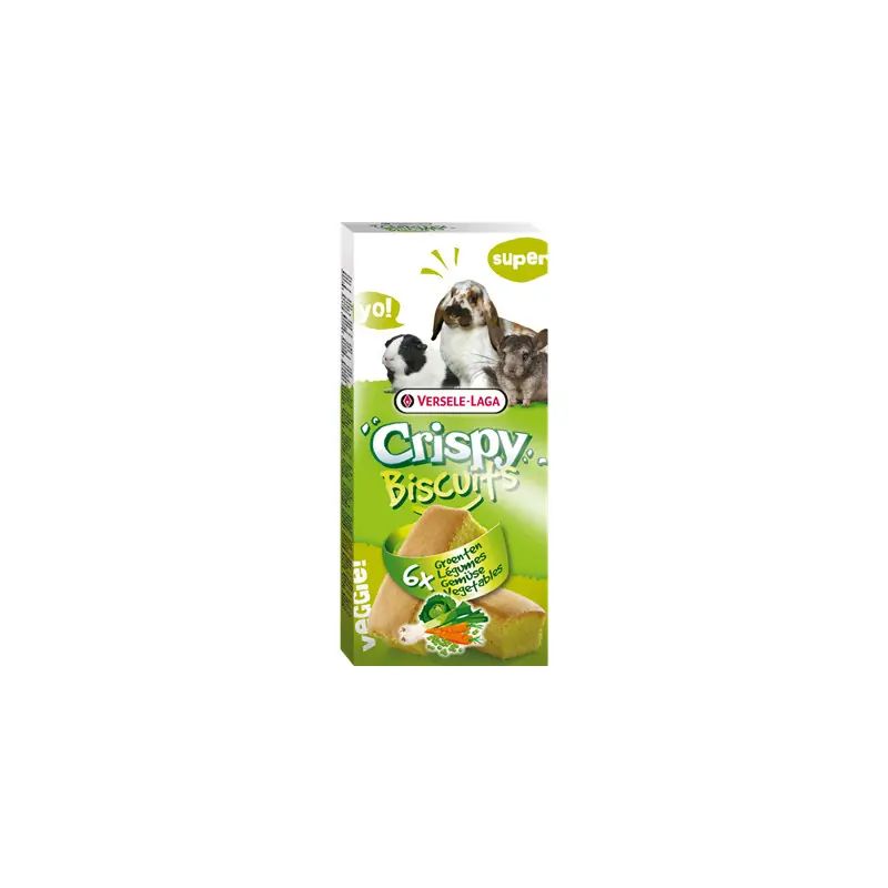 Crispy Biscuits grands rongeurs aux légumes - 70g - Prix bas