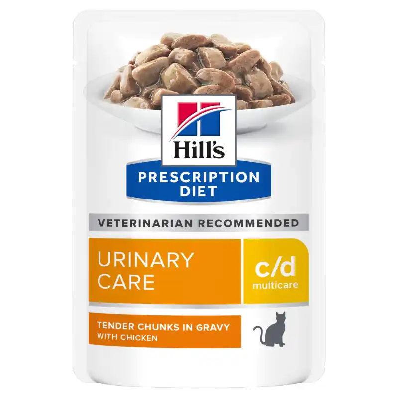 Hill‘s Prescription Diet c/d Urinary Multicare - chat poulet en sauce - Super prix