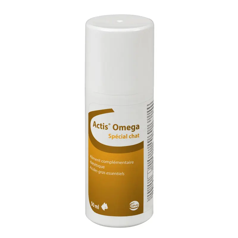 Ceva Actis Omega - complément peau & pelage chat - Prix cassé