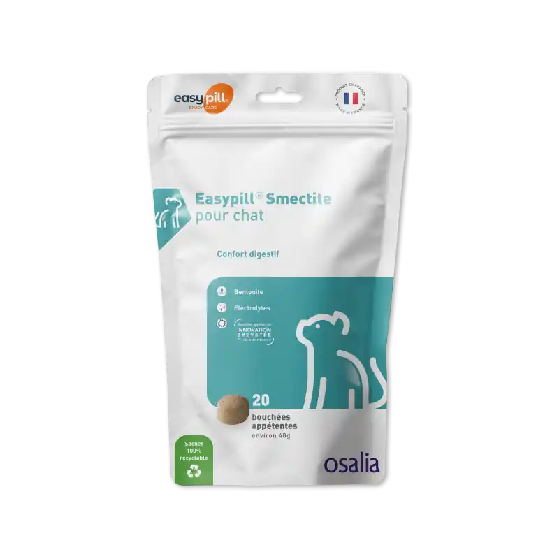 Prix promo - Osalia Easypill Smectite - complément digestif chat