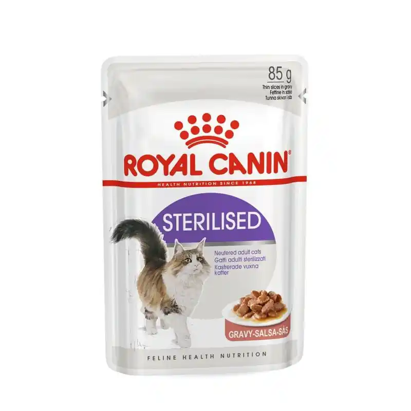 Remise supplémentaire - Royal Canin pâtée pour chat stérilisé sauce 12x85g