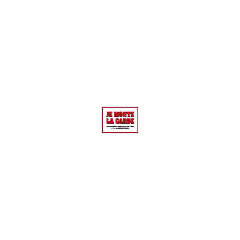 Panneau Martin Sellier de garde 250x175 pour chien | Profitez-en