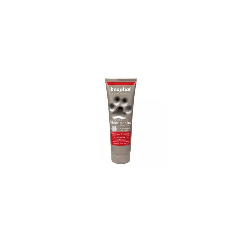 Après-shampooing Beaphar pour chien huile pépins raisin fraise 250ml - Direct fabricant