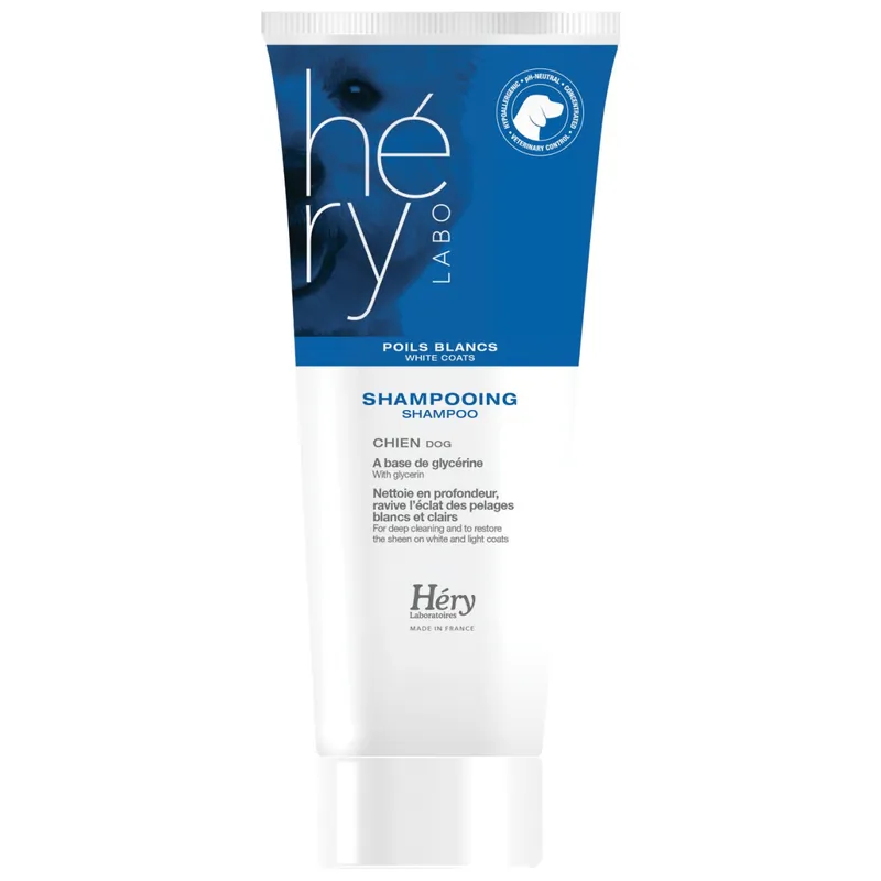 Offre - Shampoing Hery poil blanc 200ml pour chien