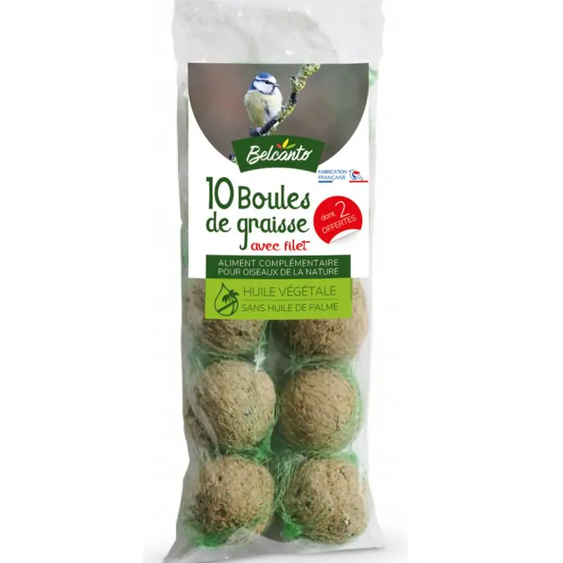Satisfait ou remboursé | BOULES DE GRAISSE 10x90gr (2 offertes)