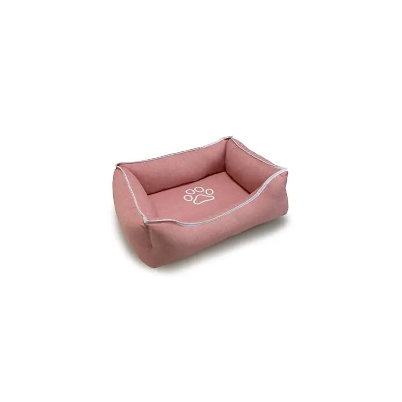 Tout nouveau - SOFAS CARRE ROSE EMPREINTE 85x68x21cm