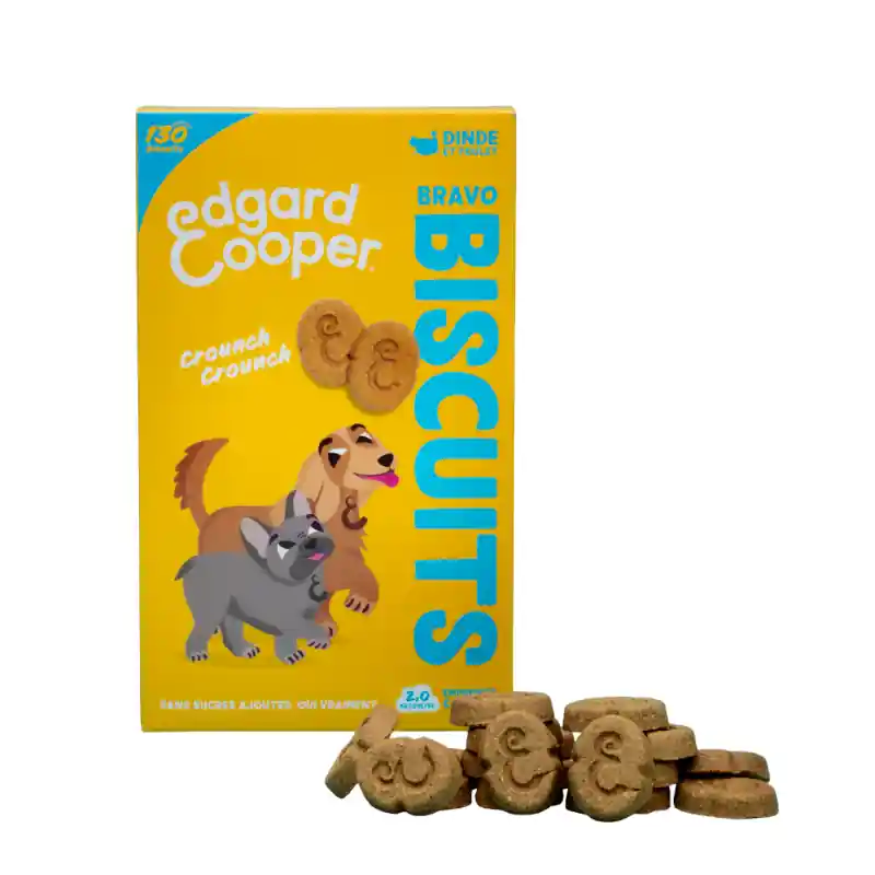 BISCUITS DINDE POUR CHIEN 0.4kg - Prêt à expédier