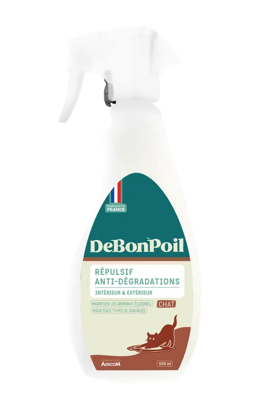 DeBonPoil - Répulsif Anti-Dégradations en Spray pour Chat - 500ml - Tout juste ajouté