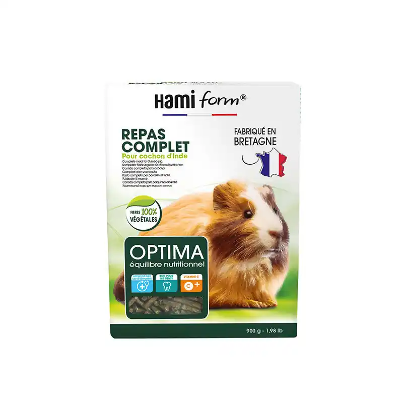 Très apprécié des clients | Hamiform - Repas Complet Optima pour Cochon d‘Inde - 900g