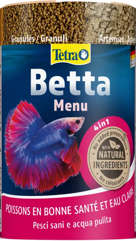 Tetra - Aliment Complet Betta Menu 4en1 pour Poissons Combattants - 100ml | Prix exceptionnel