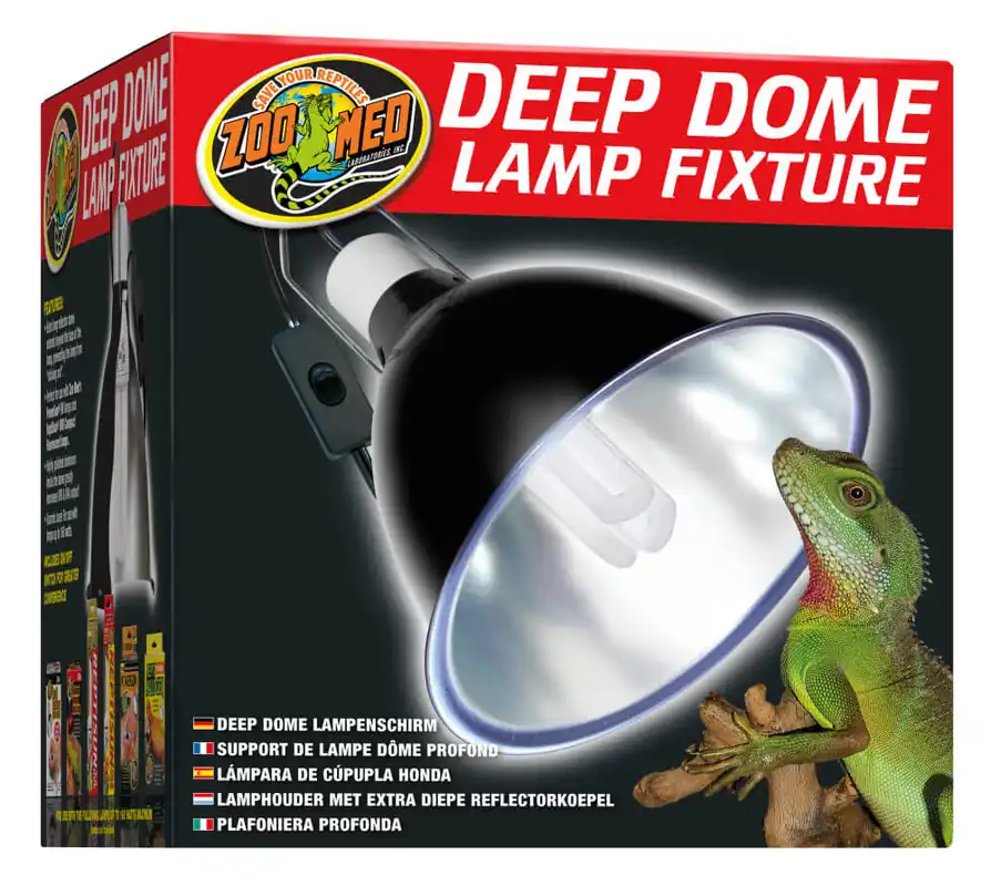 Dépêchez-vous - Zoomed - Support de Lampe Dôme Profond Deep Dome LF-17E pour Terrarium - 160W