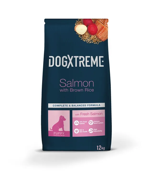 DogXtreme - Croquettes au Saumon Frais pour Chiot de Toute Race | Offre