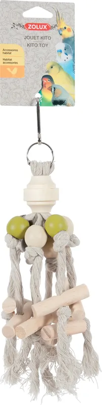 Zolux - Jouet Kito en Bois pour Perroquet - 40cm - Tout juste ajouté