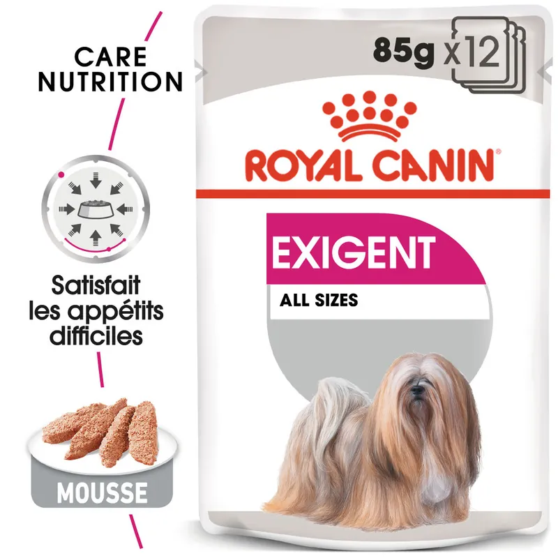 Royal Canin - Pâtée Exigent en Mousse pour Chien - 12x85g | Prix promo
