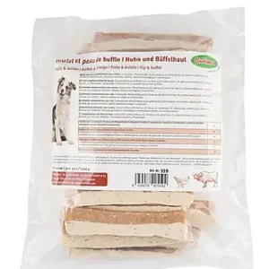 Bubimex - Duo filets de Poulet et de Peau de Buffle pour Chien - x50 | À ne pas manquer