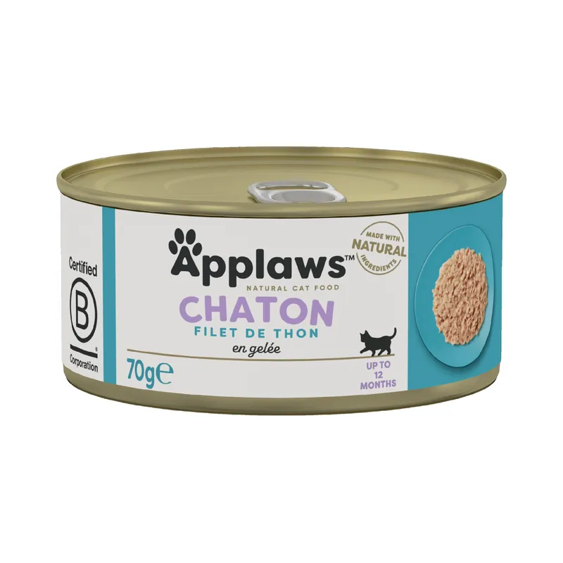Dernier arrivage | Applaws - Pâtée en Boîte au Thon pour Chaton - 70g