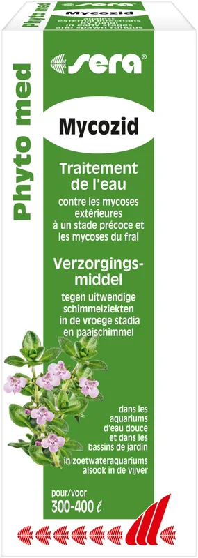 Aujourd'hui seulement | Sera - Traitement d‘Eau Phyto Med Mycozid pour Aquarium d‘Eau Douce - 30ml