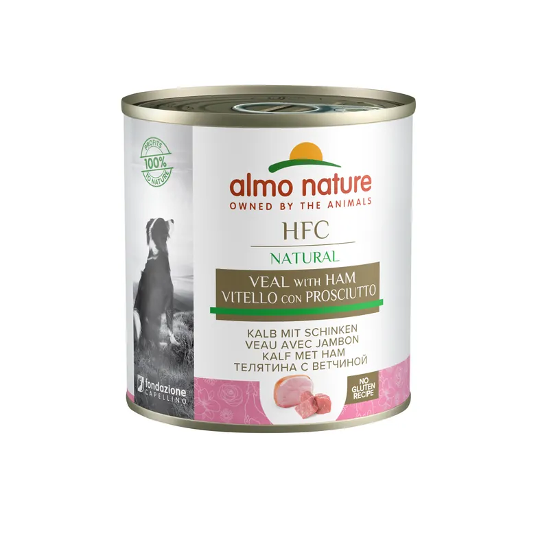 Top des ventes | Almo Nature - Pâtée Hfc Veau Et Jambon - 290g
