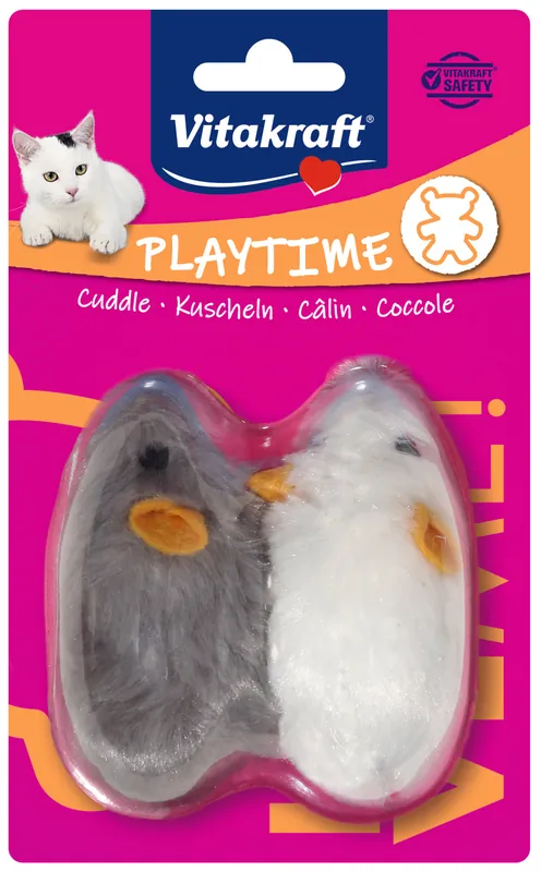 Produit phare | Vitakraft - 2 Souris peluche avec son
