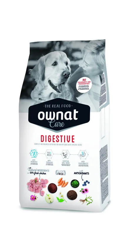 Ownat - Croquettes Care Digestive pour Chiens | Premium
