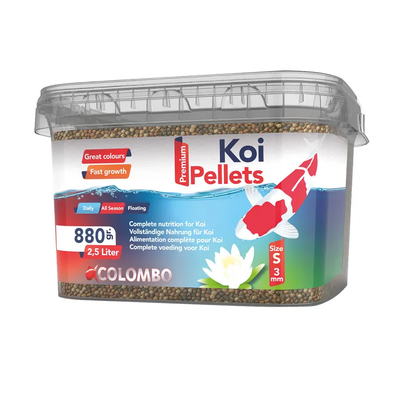 Ajoutez au panier - Colombo - Aliment Complet Pellets Mini pour Koi - 2,5L