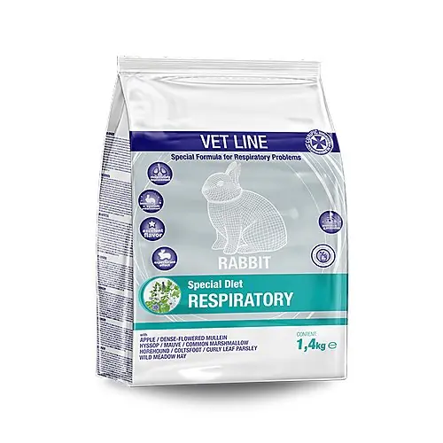 Cunipic - Aliment Vet Line Respiratory pour Lapins - 1.4kg - Prix imbattable