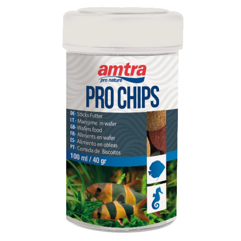 Satisfait ou remboursé - Amtra - Aliment Pro Chips pour Poissons
