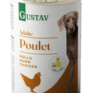 Gustav - Pâtée Adulte au Poulet pour Chiens - 400g - Produit tendance