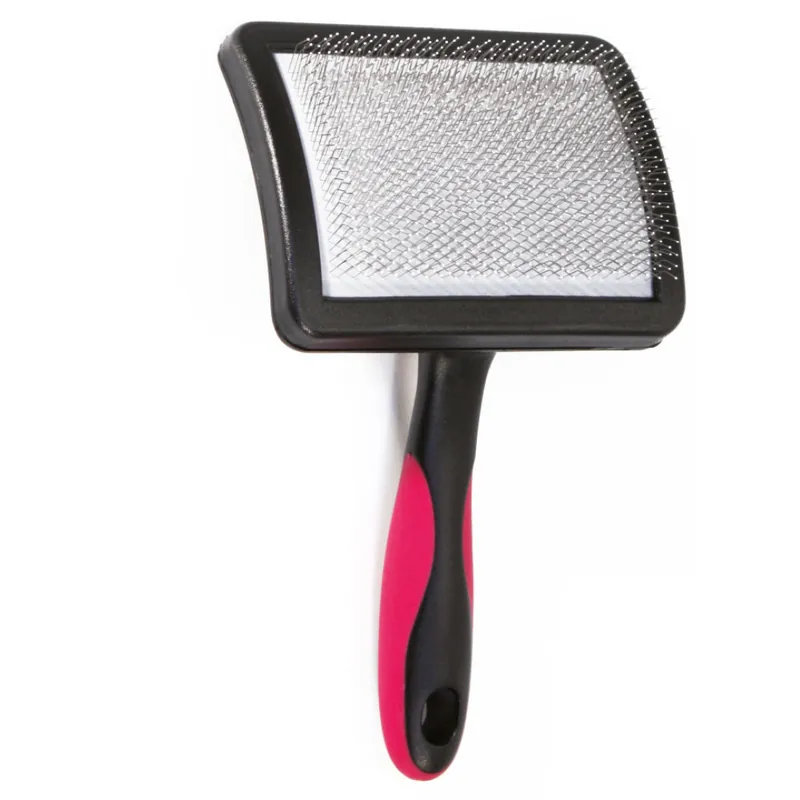 Expédition rapide - Croci - Brosse Double Carder Vanity Poils Long Plastique pour Chiens - XL