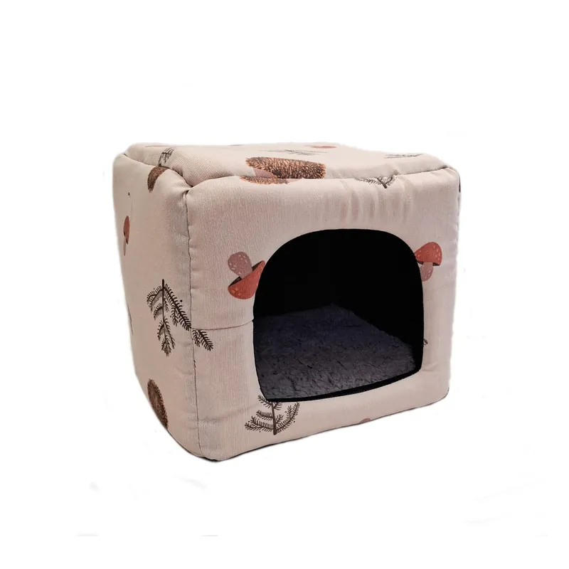 Small Life - Cube Motifs Herissons pour Rongueurs - x1 - Recommandé