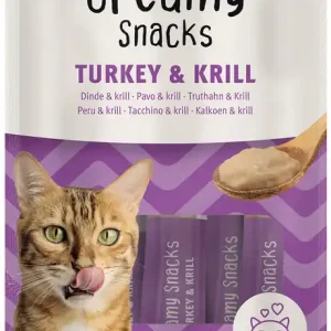 Bubimex - Crème à Lécher x4 Dinde & Krill pour Chats - 60g - Recommandé
