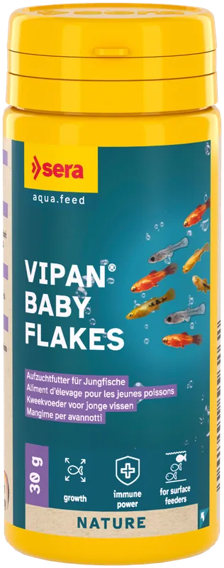 Sera - Aliment d‘Elevage Vipan Baby Flakes pour Jeunes Poissons - 30g/50ml - Très bien noté