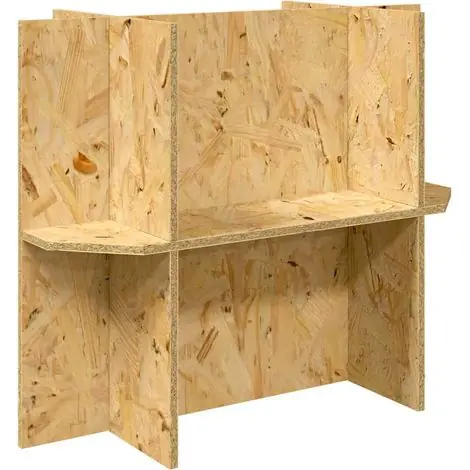 Prix promo - Base de Terrarium avec étagère Marron 60 x 30 x 50 cm OSB