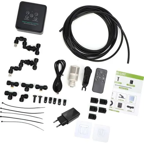 Humidificateur pour reptiles, système de brumisation automatique, pulvérisateur automatique avec minuterie, télécommande, buses orientables à 360° pour caméléons, serpents, grenouilles et lézards. Pri | Promotion