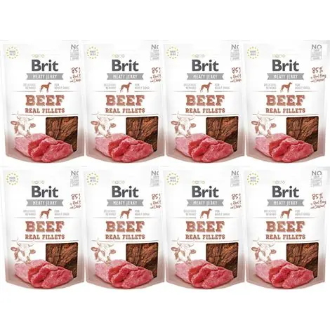 Très bien noté | Filets de bœuf séché britanniques, 8 x 200 g