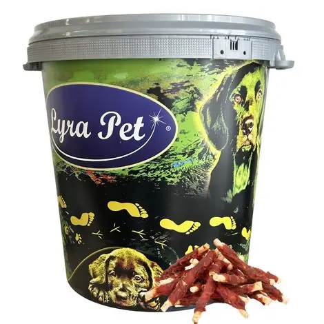 1 kg de rouleaux à mâcher Lyra Pet® avec lanières de magret de canard | Vente flash