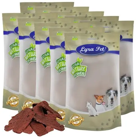 10 kg de lanières d‘agneau Lyra Pet® - Prix imbattable