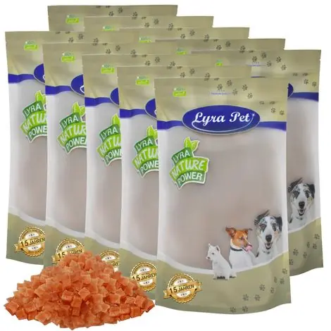10 kg Lyra Pet® Poitrine de poulet en cubes - Plus que quelques jours
