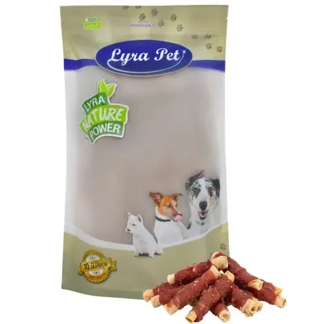 1 kg de rouleaux à mâcher Lyra Pet® au magret de canard nature | Bon prix