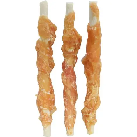 Friandise chien Bâton Blanc avec poulet - Incontournable