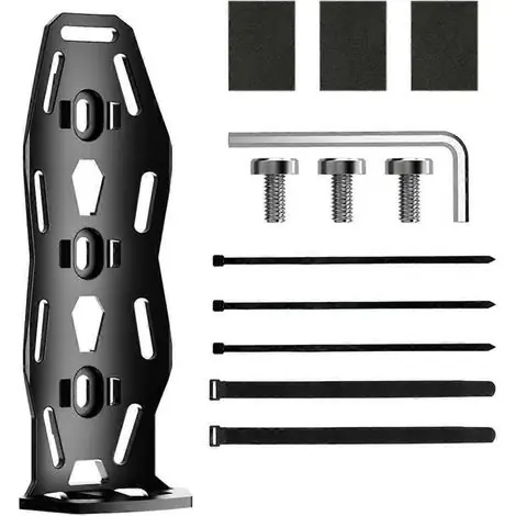 Dernier arrivage - Panier Pour Fourche Avant - Support De Sacoche Velo Route - Fixation Sur Fourche Ou Porte-Bidon - Noir - 1 Unite