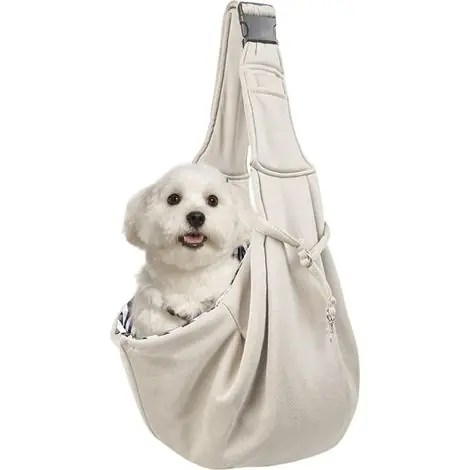 Bandoulière de transport pour chien, bandoulière respirante - Dépêchez-vous