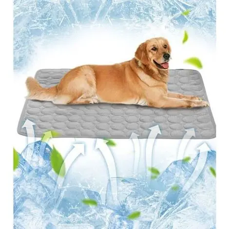 Tapis Rafraîchissant 75x100 cm pour Chien & Chat – Auto-refroidissant, Durable, Respirant - Prix exceptionnel
