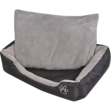 Meilleur prix - FIMEI Lit pour chiens avec coussin rembourré Taille S Noir