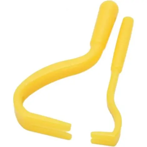 Lot de 6 tire-tiques jaunes - Prix mini