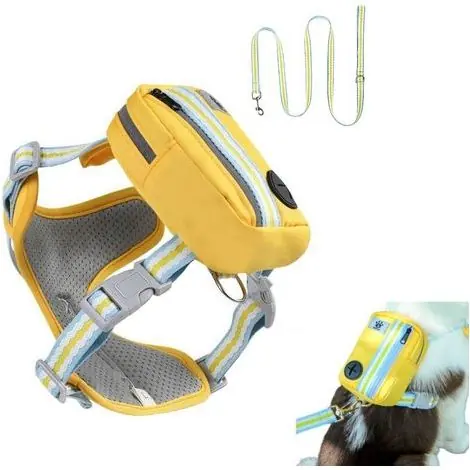Prix avantageux - Laisse pour chien avec sac à dos