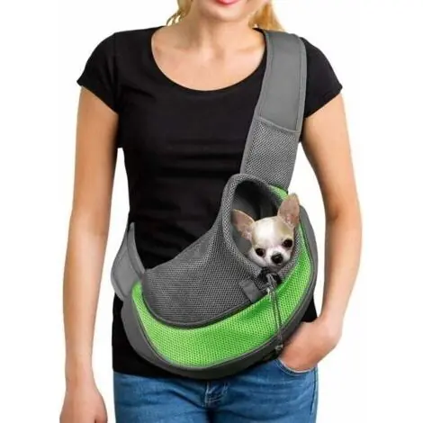 BUNTHAUS PA Borsa da trasporto portatile per cani, borsa a tracolla in rete traspirante per cani e gatti, borsa da trasporto a tracolla per animali domestici, borsa da viaggio regolabile per piccoli a | Très apprécié des clients