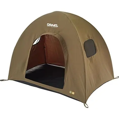 Gravier Chiens Technologie Technique Niche pour Chien, XL, Kaki - Nouveau lancement