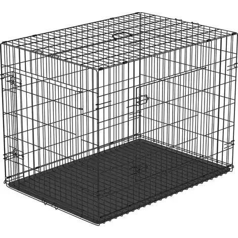 Cage pliante acier poignée double ouverture 75x48,4x53cm | Prêt à expédier