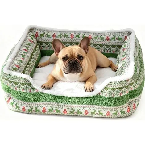 Bientôt épuisé | Niche Pour Chien De Noël, Confortable En Peluche Traîneau